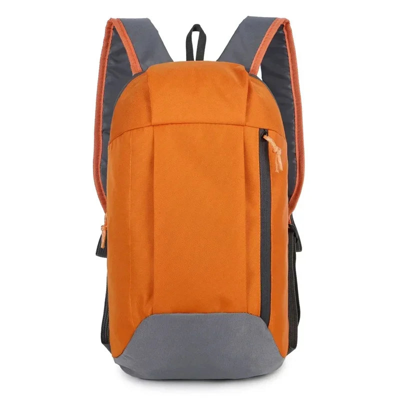 Pink Waterproof Nylon Sport Backpack - Small Gym Duffel Bag for Women Men Kids - Outdoor Fitness Travel Luggage