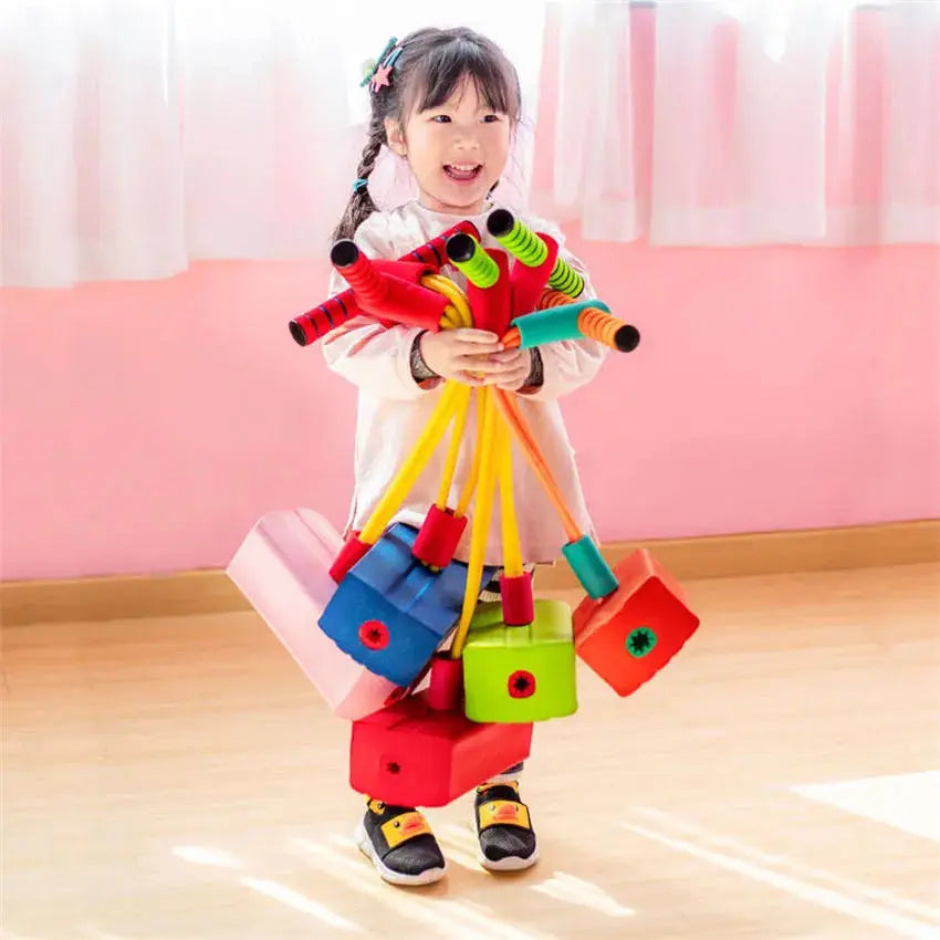 Foam Pogo Jumper for Kids - Outdoor Toys for Autistic Kids - Fun Toys - Presents for Girls - Autism Toys