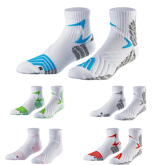 Athletic Performance Socks - Thickened Non-Slip Compression Socks for Basketball, Soccer, Golf & Running (Men & Women)