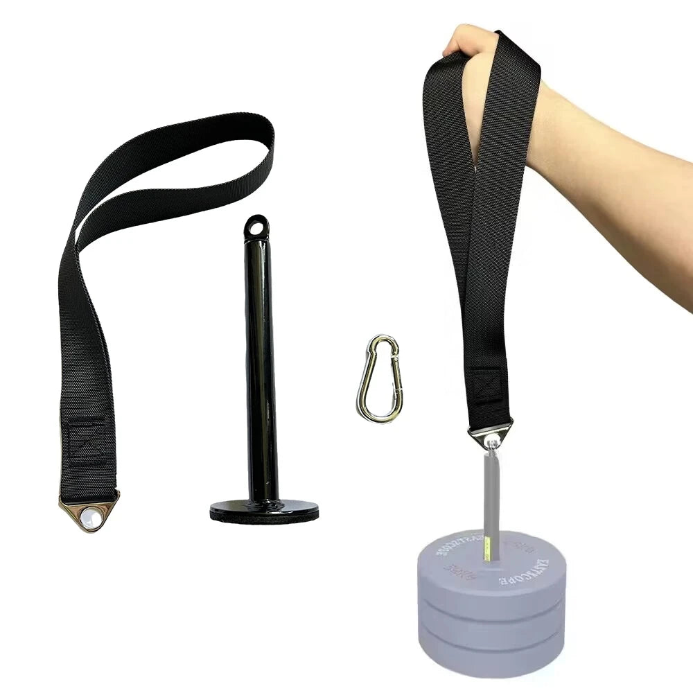 Fitness Arm Wrestling Training Strap - Home Gym - Finger Wrist Forearm Arm Blaster - Armwrestling Pronation Rope - Hand Grip Band