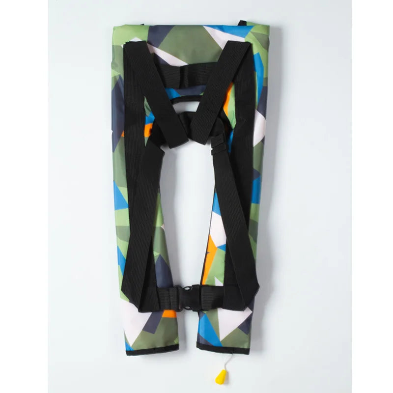 Adult Auto-Inflatable Life Jacket - Manual PFD 150N for Water Sports, Fishing & Rafting