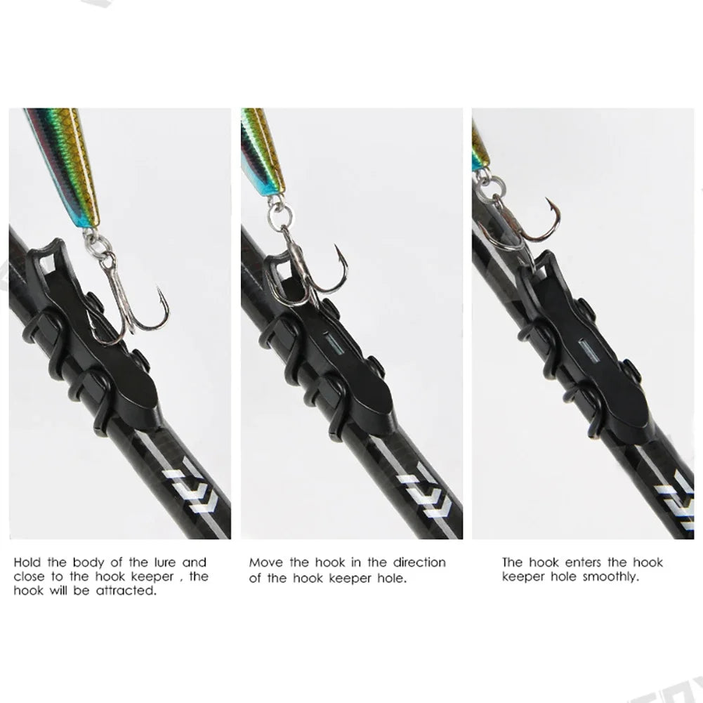 Magnetic Fishing Rod Hook Keeper Set - 1-5 Pieces Lure Bait Holder Safety Accessories for Fishing Pole Tools