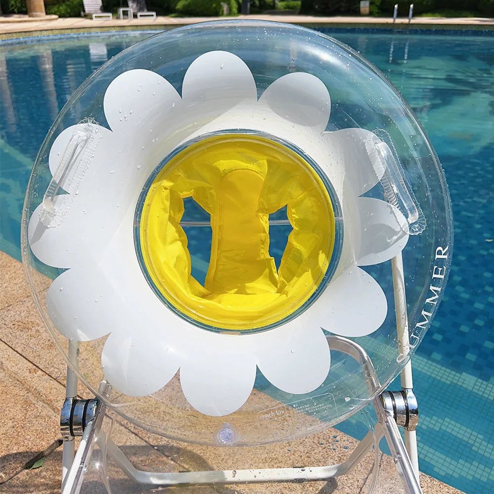 Inflatable Swimming Ring - Multi-Age Float Seat for Kids & Adults - Pool Water Safety Equipment