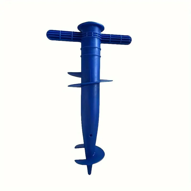 Beach Umbrella Base Insert - Plastic Floor Fork Plug Accessory (1 Piece)