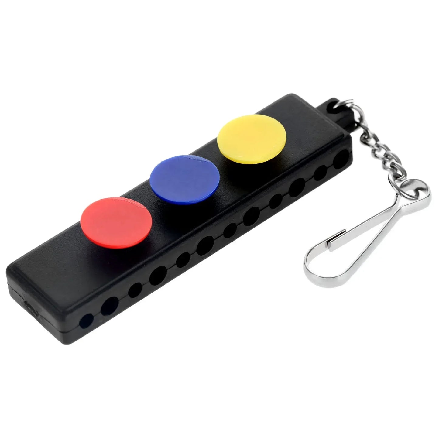 Golf Tee Holder & Ball Marker Container - Rubber Carrier (10x2.4cm) - Holds 12 Tees + 3 Ball Markers