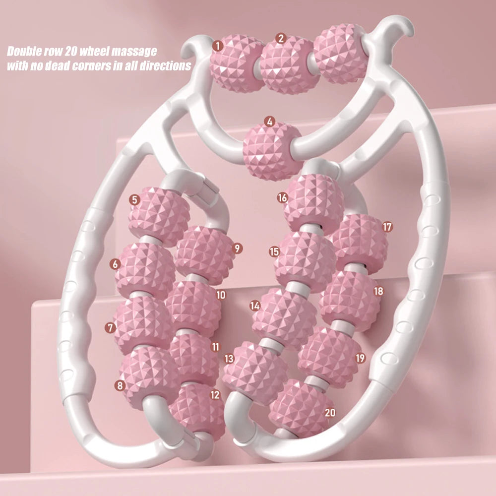 Anti-Cellulite Massager - 20 Wheel Annular Leg Clamp