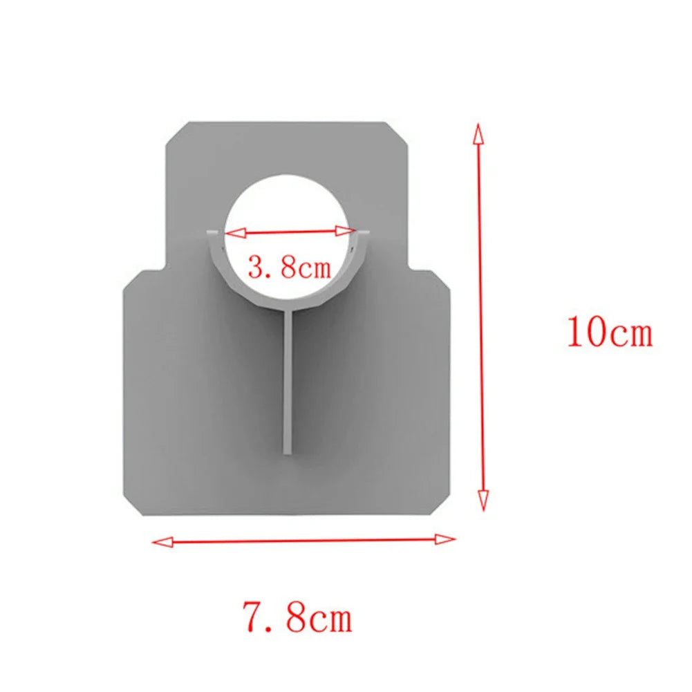 Swimming Pool Hose Support Bracket Set (1-2 Pieces) - Universal Pipe Holder for Intex Above Ground Pools with Tie Clamp Mount - Compatible with 30-38mm Hose Outlets