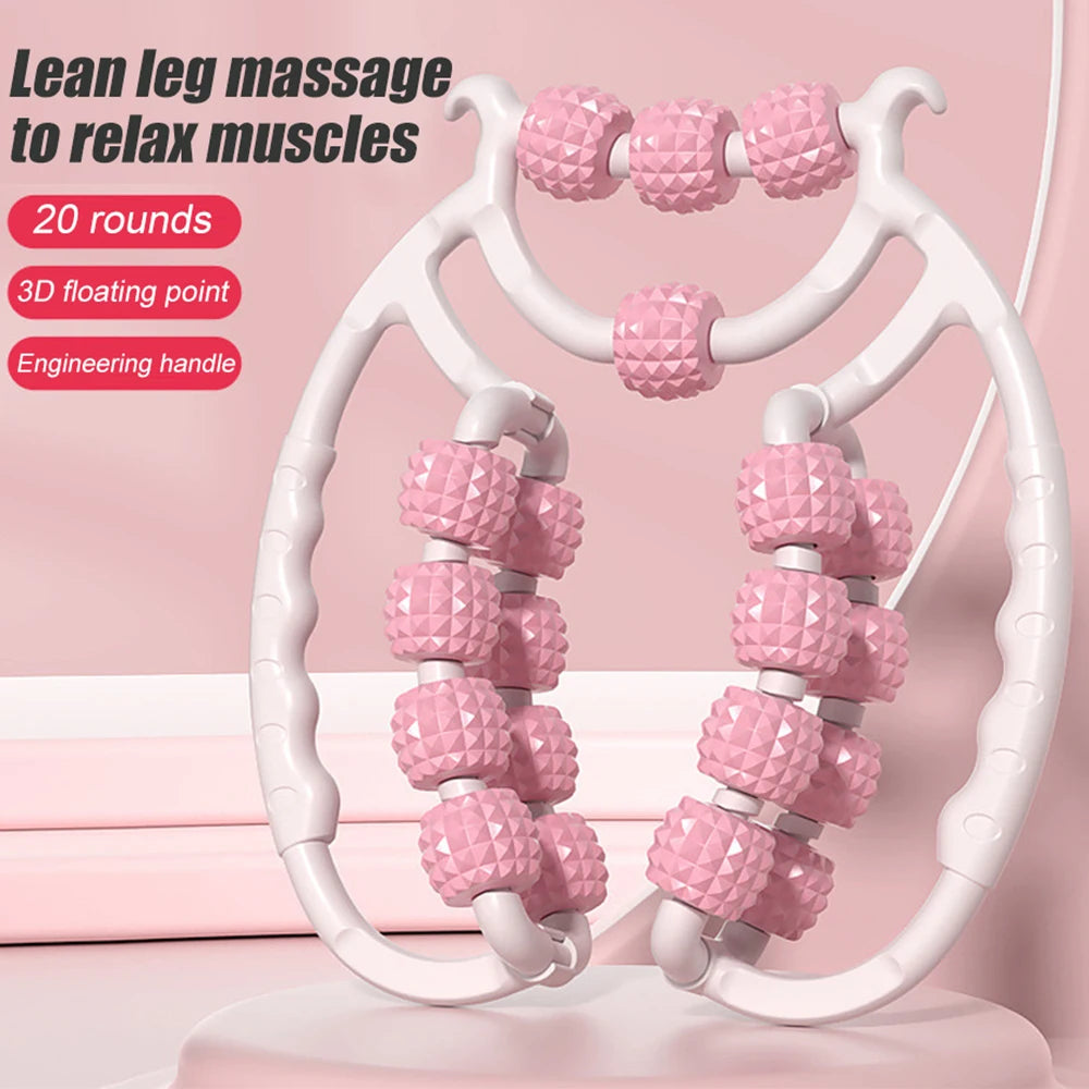 Anti-Cellulite Massager - 20 Wheel Annular Leg Clamp