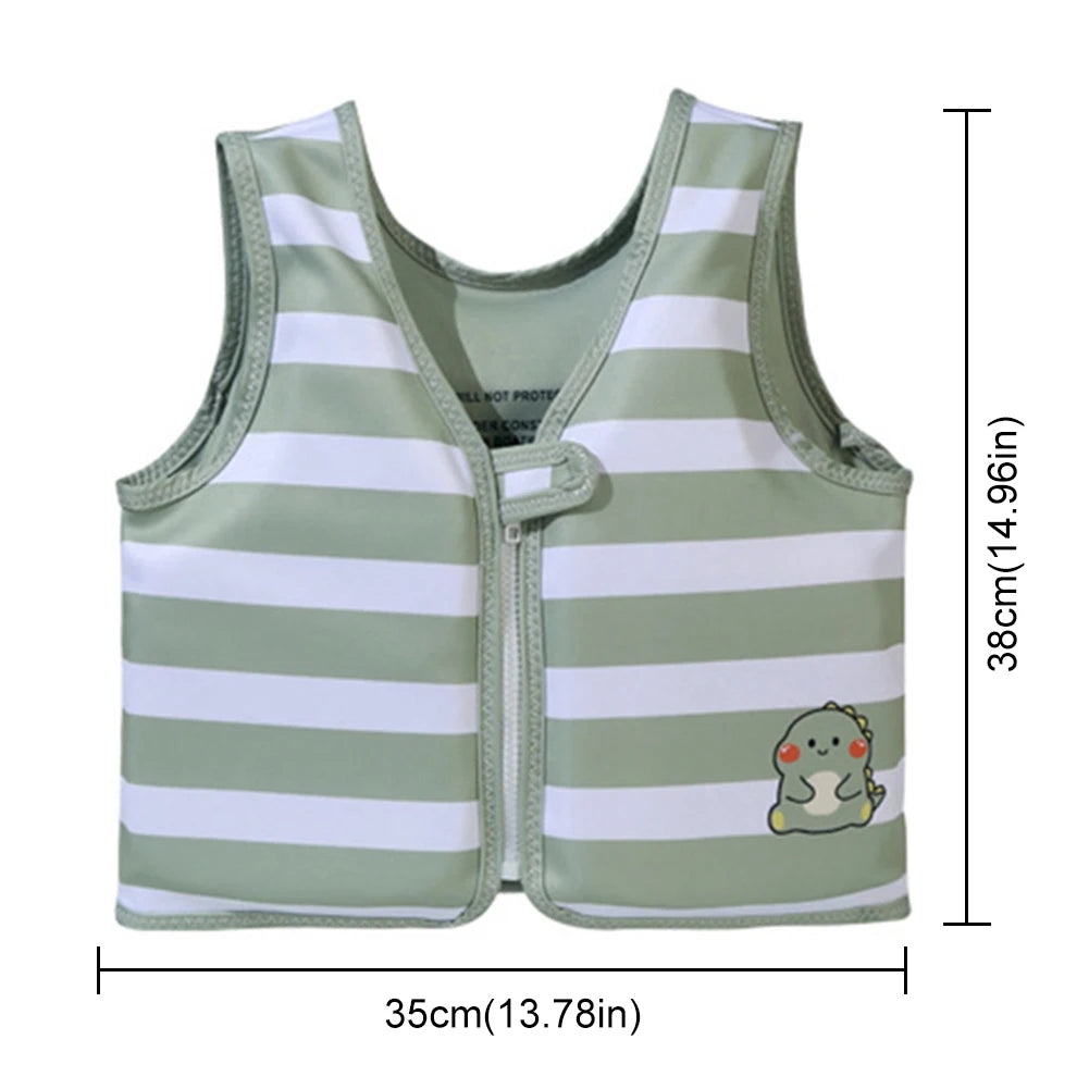 Children's Cartoon Swimming Life Vest - Toddler Buoyancy Aid Jacket for Pool Safety