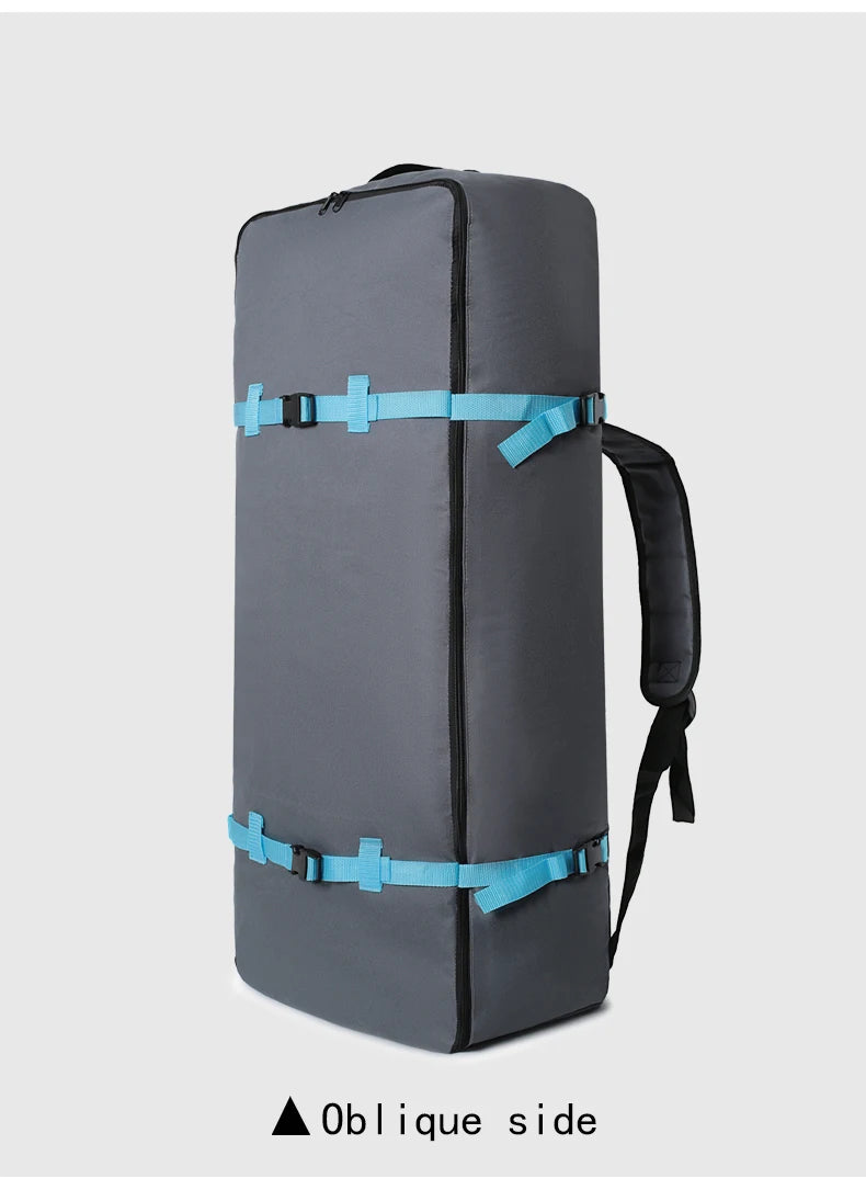 Multi-Purpose Outdoor Adventure Kit - Large Capacity Mountaineering Backpack with Shoulder Strap, Tent Accessories, Cosmetics Organizer, Inflatable Surfboard, SUP Paddle Board Bag