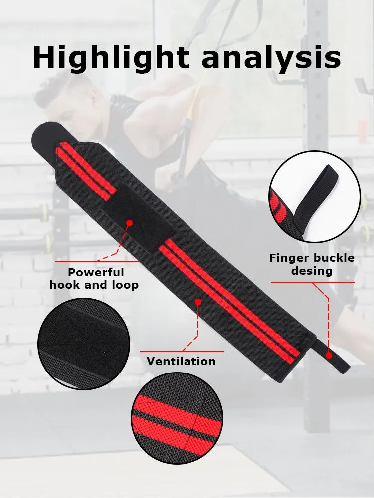 Adjustable Wrist Straps for Athletes - Powerlifting Wrist Straps