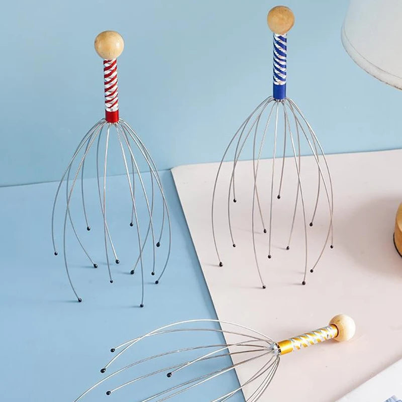 Stainless Steel Head Massager - Scalp Scratcher & Itch Reliever - Professional Quality