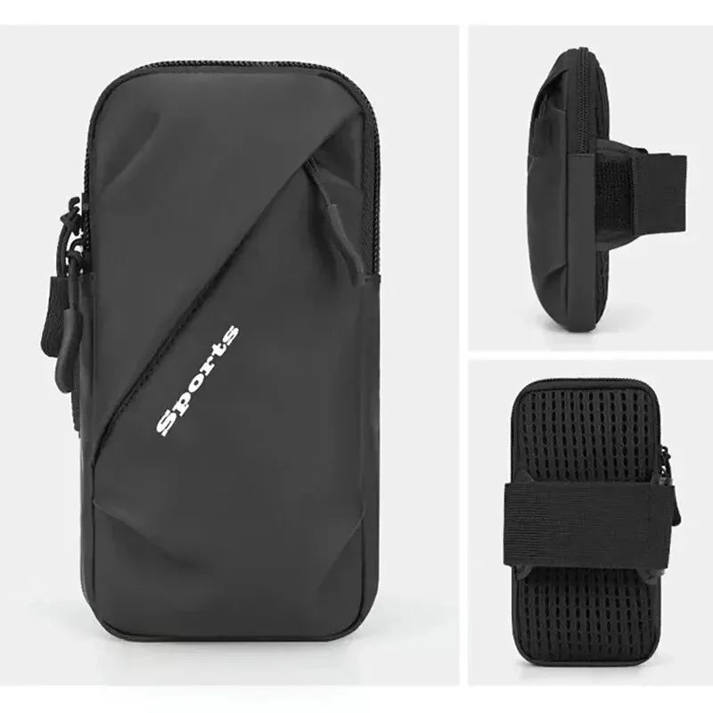 Universal Waterproof Sports Armband - PU Running Phone Holder for iPhone & Samsung - Jogging Arm Bag Accessory