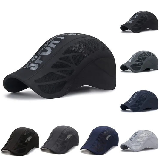 Pro Athletic Quick-Dry Mesh Cap - Breathable Summer Sports Hat for Golf, Baseball, Cycling & Outdoor Activities