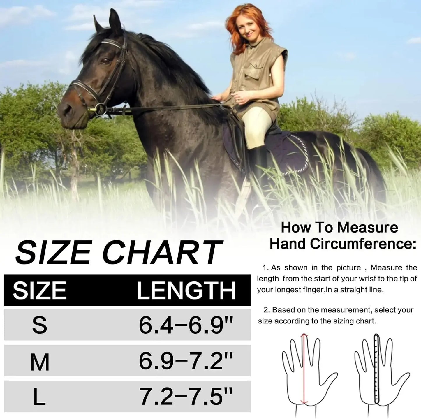 Women's Equestrian Riding Gloves - Breathable Mesh, Lightweight, Comfortable Grip, All-Weather Color Pack