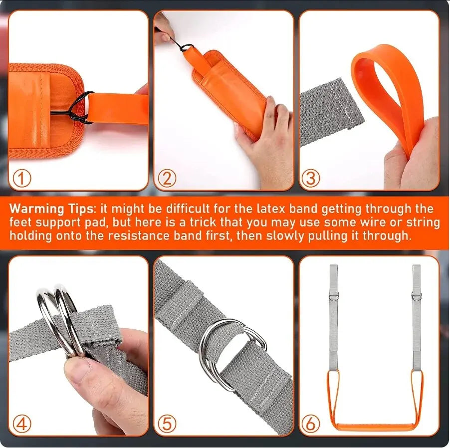 Pull-up Assistance Bands Set - Resistance Strap for Pull-ups Assist for Men & Women - Hanging Training Chin-up Workout Body Stretching