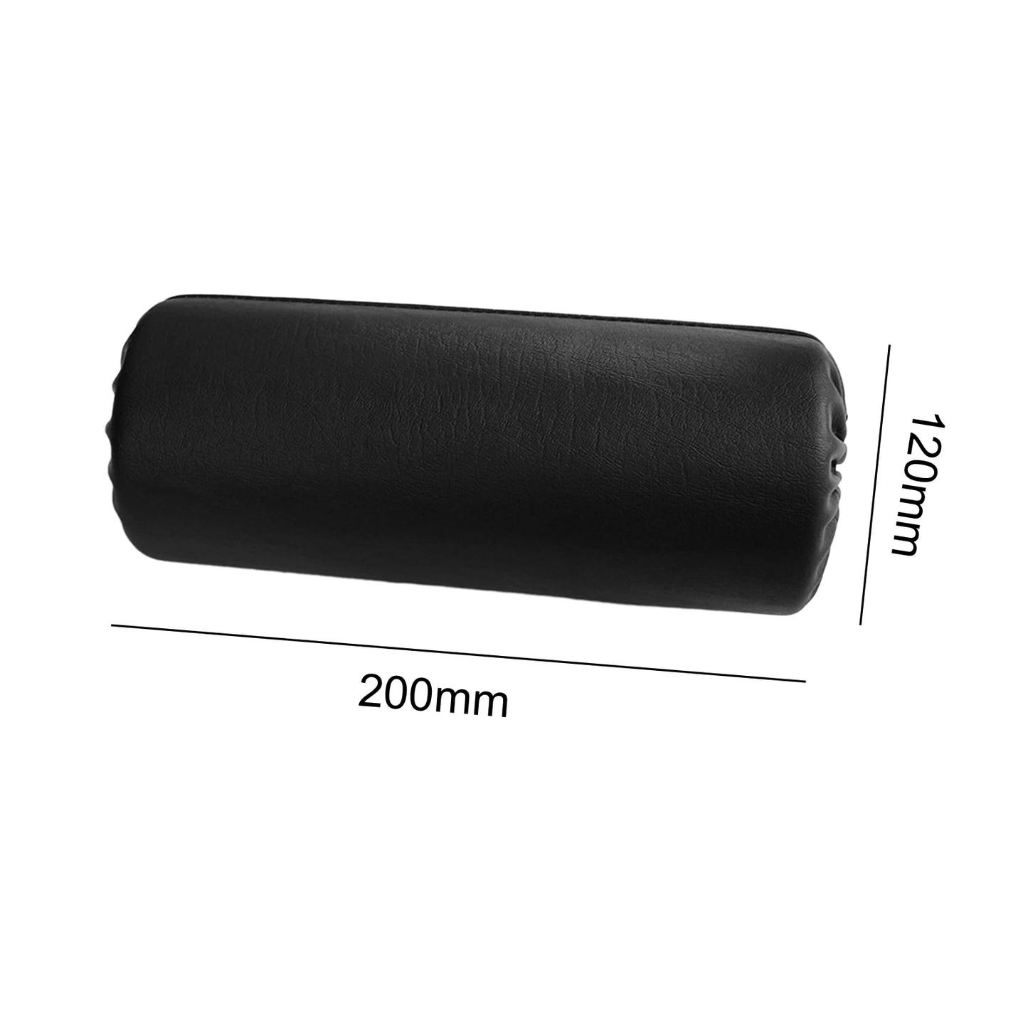 PU Leather Foam Foot Pad Roller 20cm Replacement Sponge Roller for Home Gym Fitness Exercise Machines