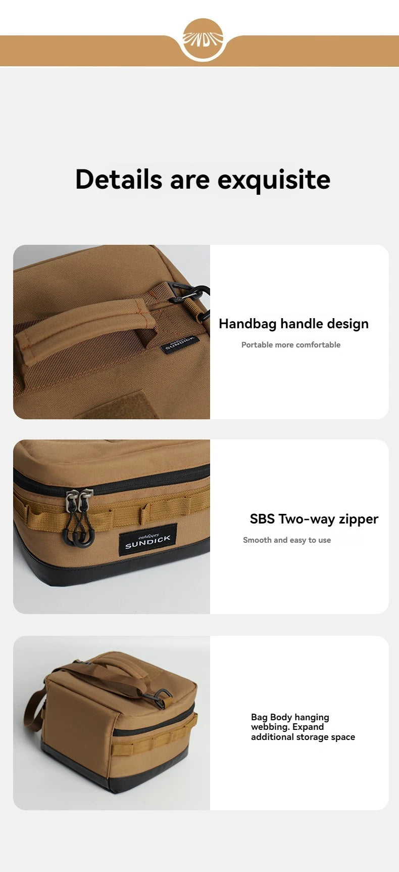 Premium 900D Waterproof Thermal Picnic Cooler Bag - Large Camping Travel Organizer for BBQ & Outdoor Family Activities