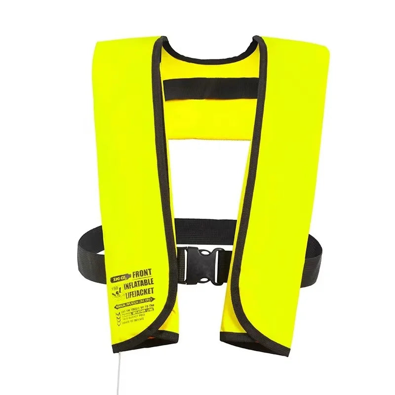 Adult Auto-Inflatable Life Jacket - Manual PFD 150N for Water Sports, Fishing & Rafting