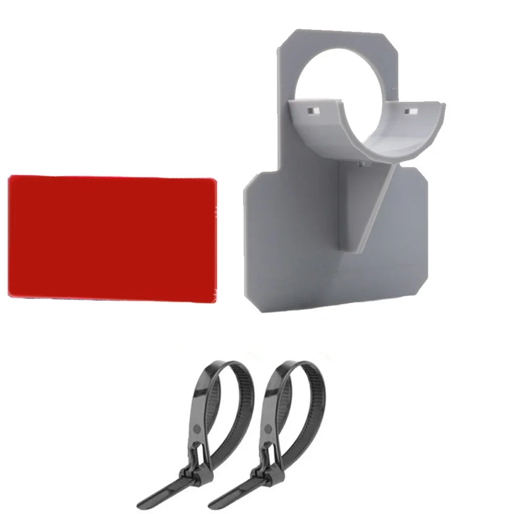 Swimming Pool Hose Support Bracket Set (1-2 Pieces) - Universal Pipe Holder for Intex Above Ground Pools with Tie Clamp Mount - Compatible with 30-38mm Hose Outlets