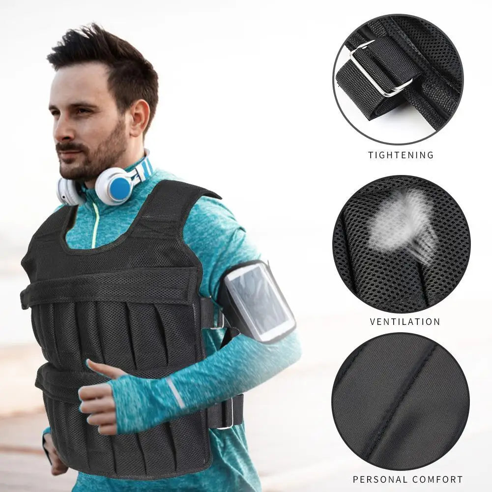 3-15-35kg Adjustable Weight Training Suit - Empty Bag