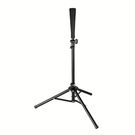 Adjustable Baseball Batting Tee - Portable Tripod Stand for Hitting Training Practice - Foldable Design for Adults, Kids & Beginners