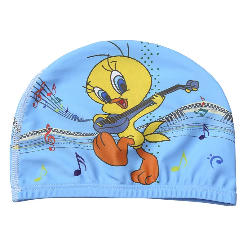 Professional Cartoon Swimming Cap for Kids