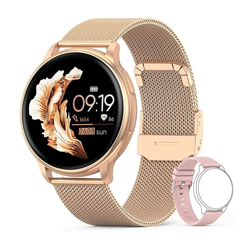 Bluetooth Call Smart Watch Women / Men Custom Dial Watches Sport Fitness Tracker Heart Rate Smartwatch For Android IOS Y22