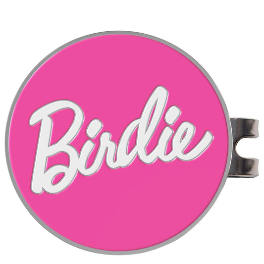 Birdie Magnetic Golf Ball Marker with Hat Clip - Funny Parody Golf Accessory