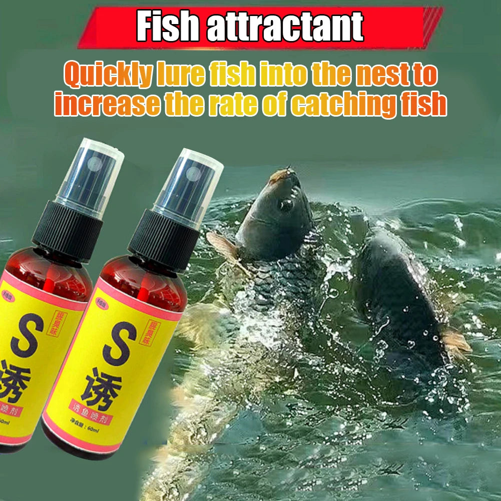 Carp Fishing Lure Additive - 60ml Aqueous Solution Bait for Crucian Carp & Nest Material