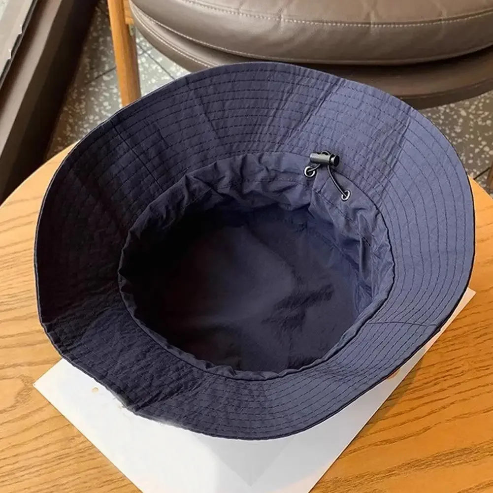 Unisex Waterproof Panama Bucket Hat - Anti-UV Sun Protection for Outdoor Camping, Hiking & Mountaineering