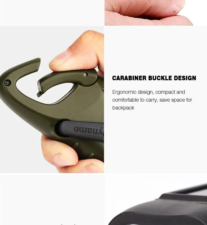 Solar Hand Crank LED Flashlight - Portable Emergency Lantern with Dynamo Power for Outdoor Camping, Hiking & Long-Range Illumination