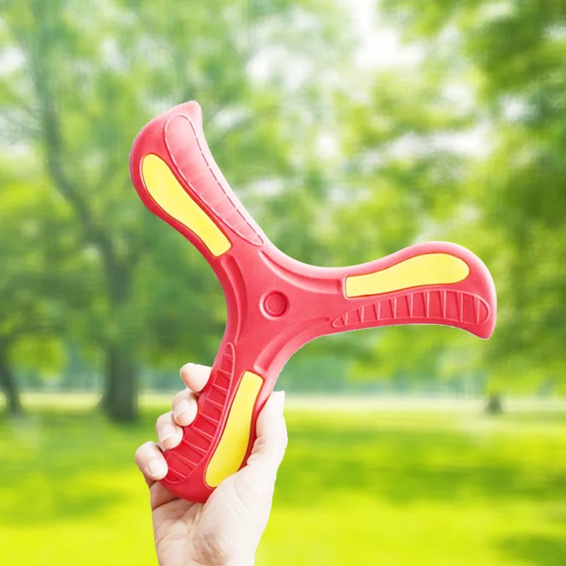 Boomerang Soft Three-Leaf Cross - Outdoor Toy Flying Disc