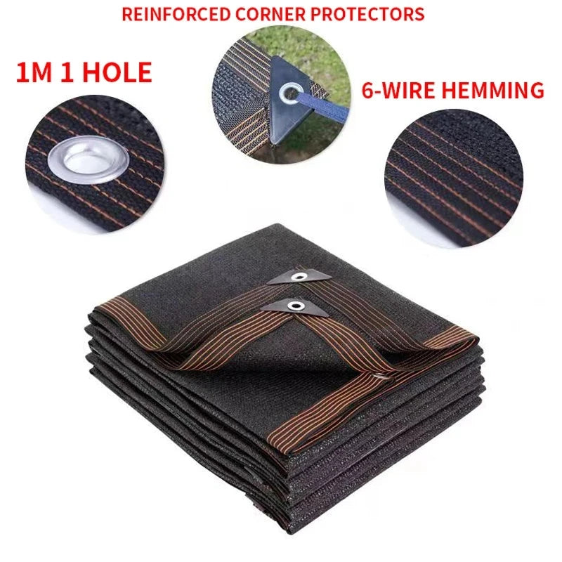 4x5m HDPE UV Protection Shade Net - Outdoor Garden Terrace Awning & Camping Mesh Cover Sunscreen Fabric