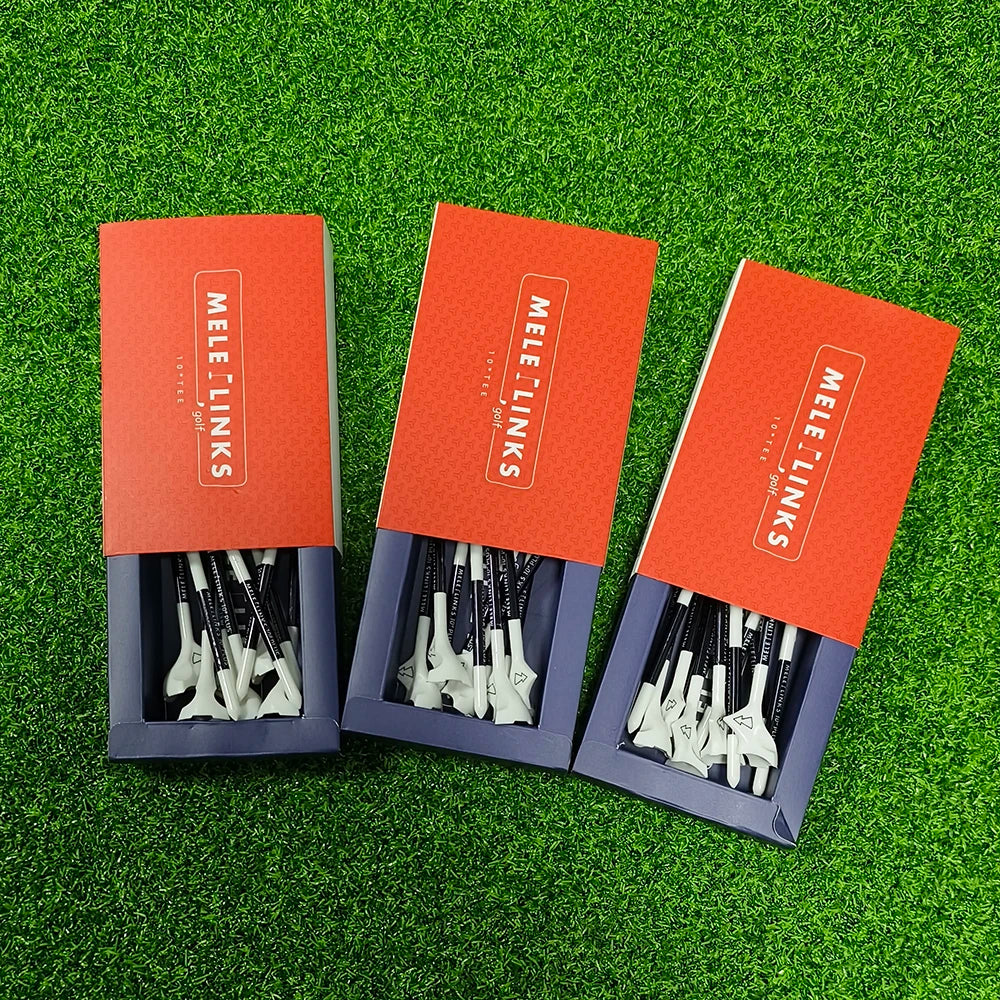 Premium Golf Tees - 10° Diagonal Rhombic Design with Speed Enhancement Technology (Includes Gift Box)