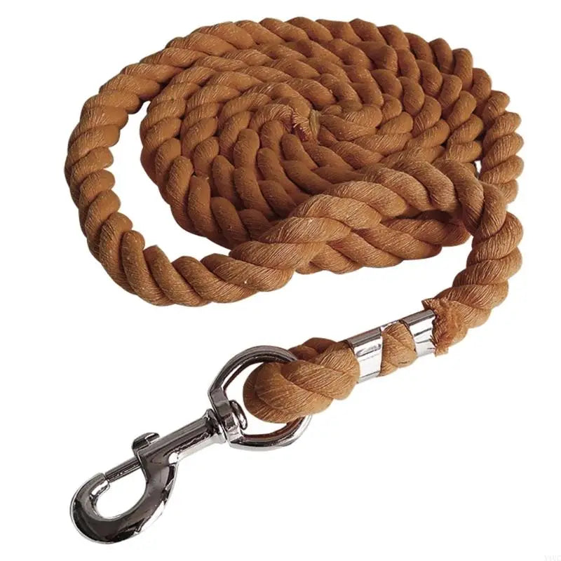 Heavy Duty Cotton Weave Equestrian Halter - 652F Leading Rope for Horses & Livestock