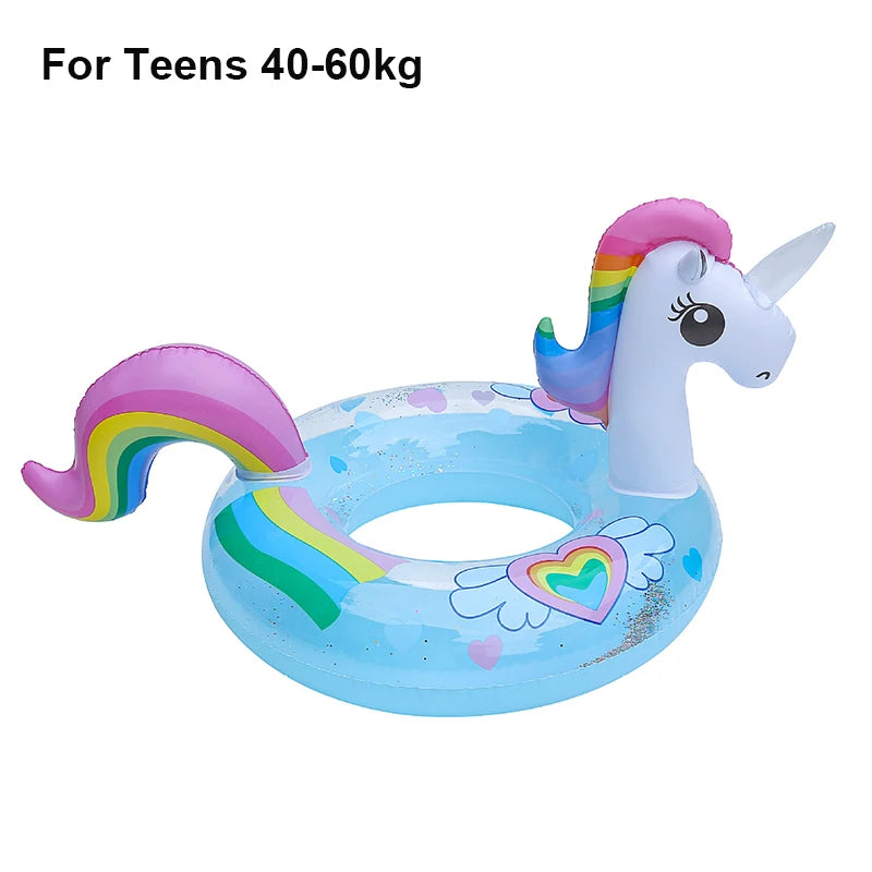 ROOXIN Adult Inflatable Swimming Ring - Pool Float Tube with Seat Design for Water Play and Beach Parties