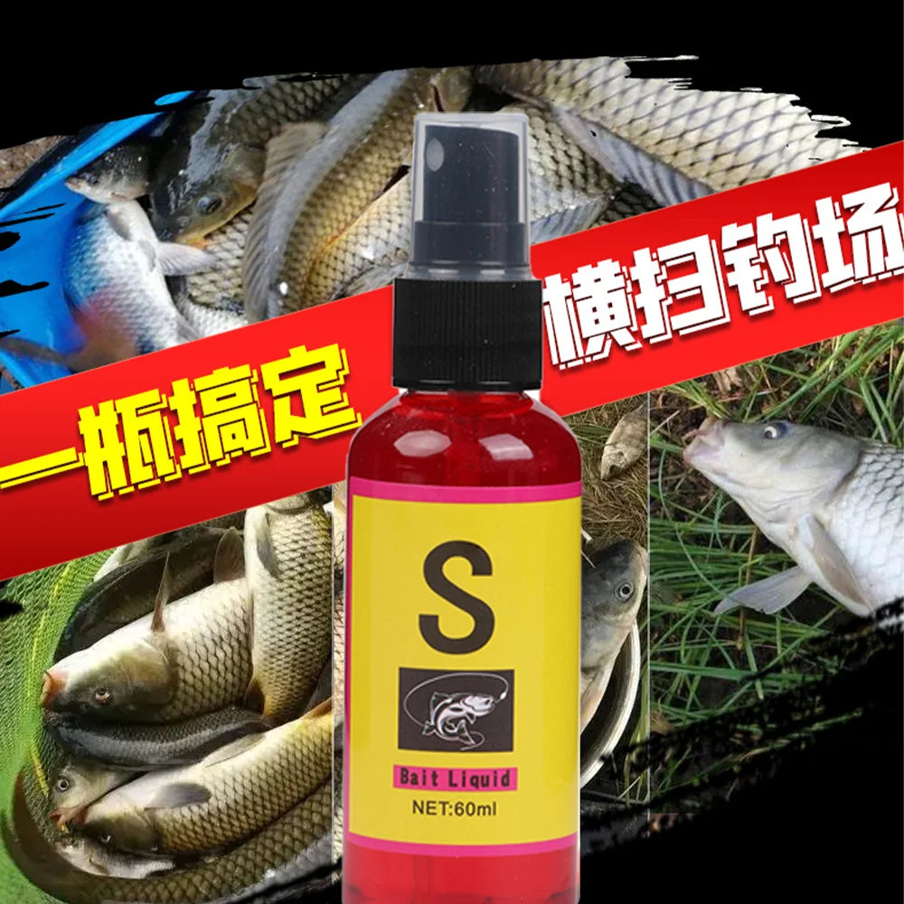 Carp Fishing Lure Additive - 60ml Aqueous Solution Bait for Crucian Carp & Nest Material