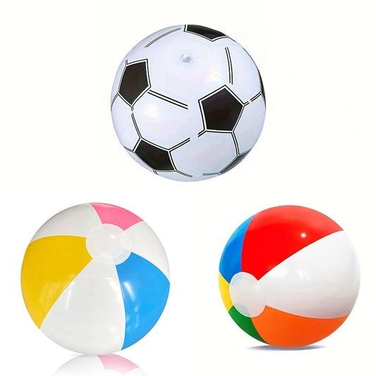 Inflatable Beach Ball Collection - Multi-Size Set (30cm, 35cm, 40cm) - Swimming Pool & Beach Party Decorations