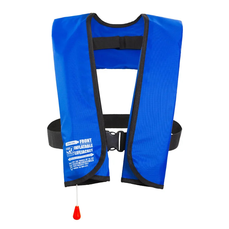 Adult Auto-Inflatable Life Jacket - Manual PFD 150N for Water Sports, Fishing & Rafting