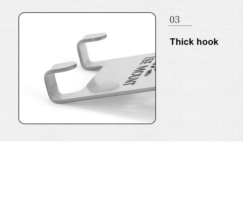Stainless Steel Gas Canister Hook - Camping Table Stove Tank Hanger Organizer for Outdoor Cooking