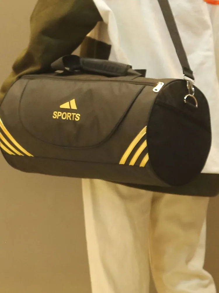 Large Capacity Waterproof Fitness Bag - Portable Travel Gym Bag for Taekwondo and Swimming