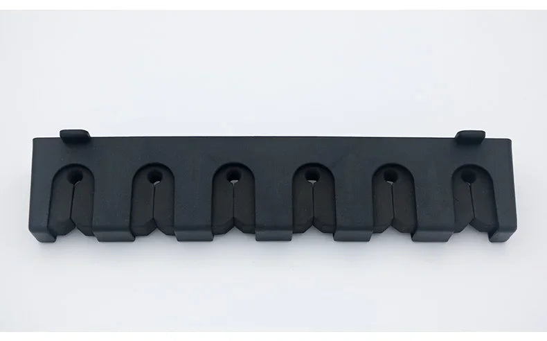 6-Hole Wall-Mounted Fishing Rod Holder - Vertical & Horizontal Display Rack