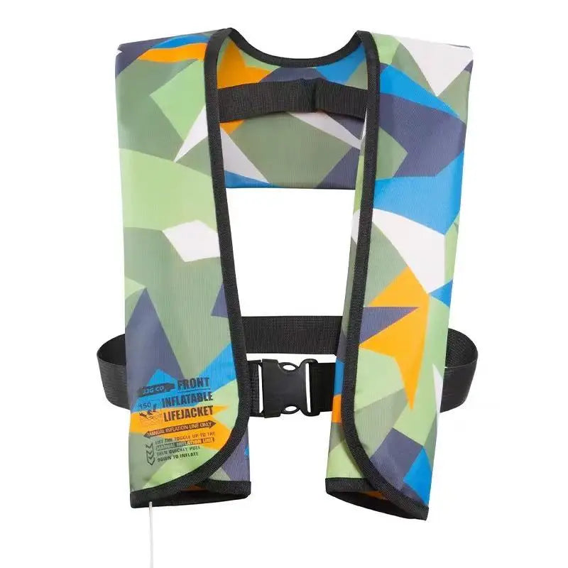 Adult Auto-Inflatable Life Jacket - Manual PFD 150N for Water Sports, Fishing & Rafting