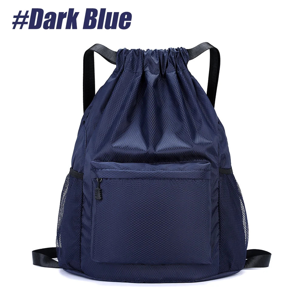 Lightweight Waterproof Drawstring Bag - Sports Cinch Sack for Gym, Basketball & Travel for Men & Women
