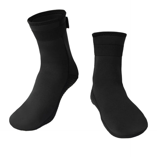 3mm Neoprene Water Socks - Sand Proof Wetsuit Diving Socks for Beach Volleyball, Snorkeling, Swimming & Outdoor Water Sports
