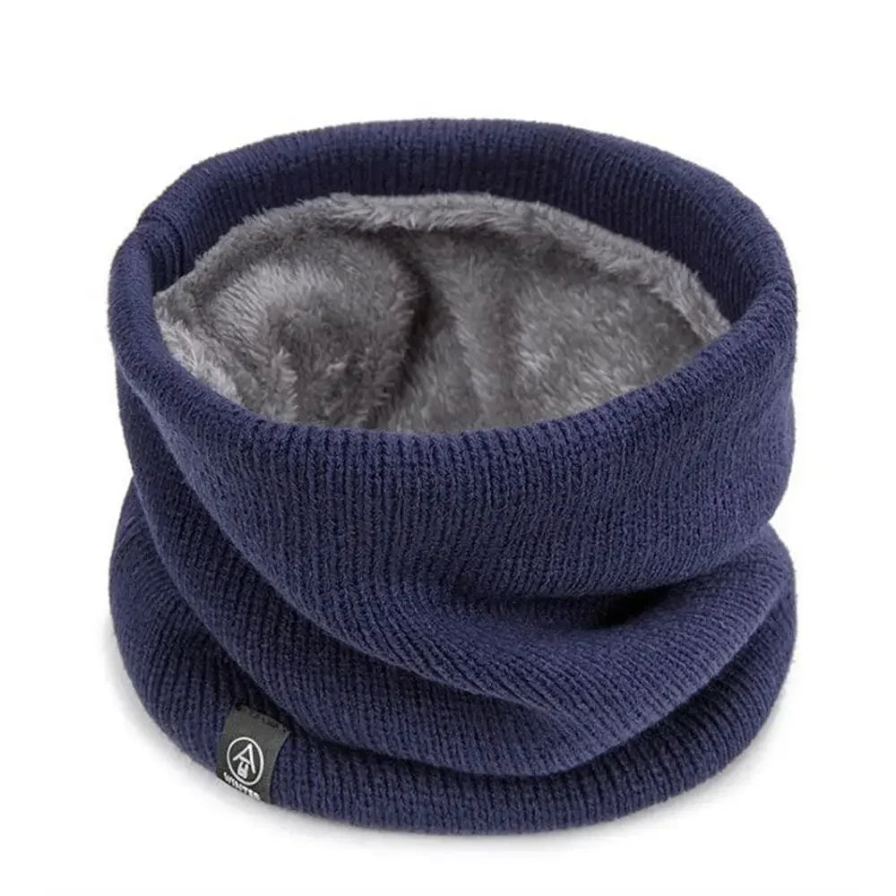 Winter Sports Neck Warmer - Soft Knitted Face Cover Scarf for Men & Women - Cold-Proof Thick Collar for Skating, Running & Hiking