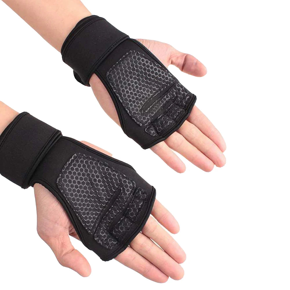 Weightlifting Training Gloves - Fitness & Sports - Bodybuilding Gym Hand/Wrist/Palm Protector - MTB Cycling Gloves for Men & Women