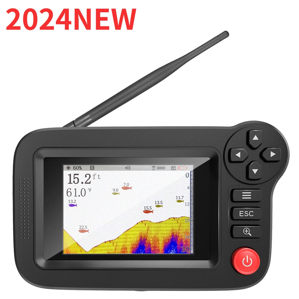 Portable Fish Finder & Depth Finder - Smart Sonar for Dock, Shore & Bank Fishing