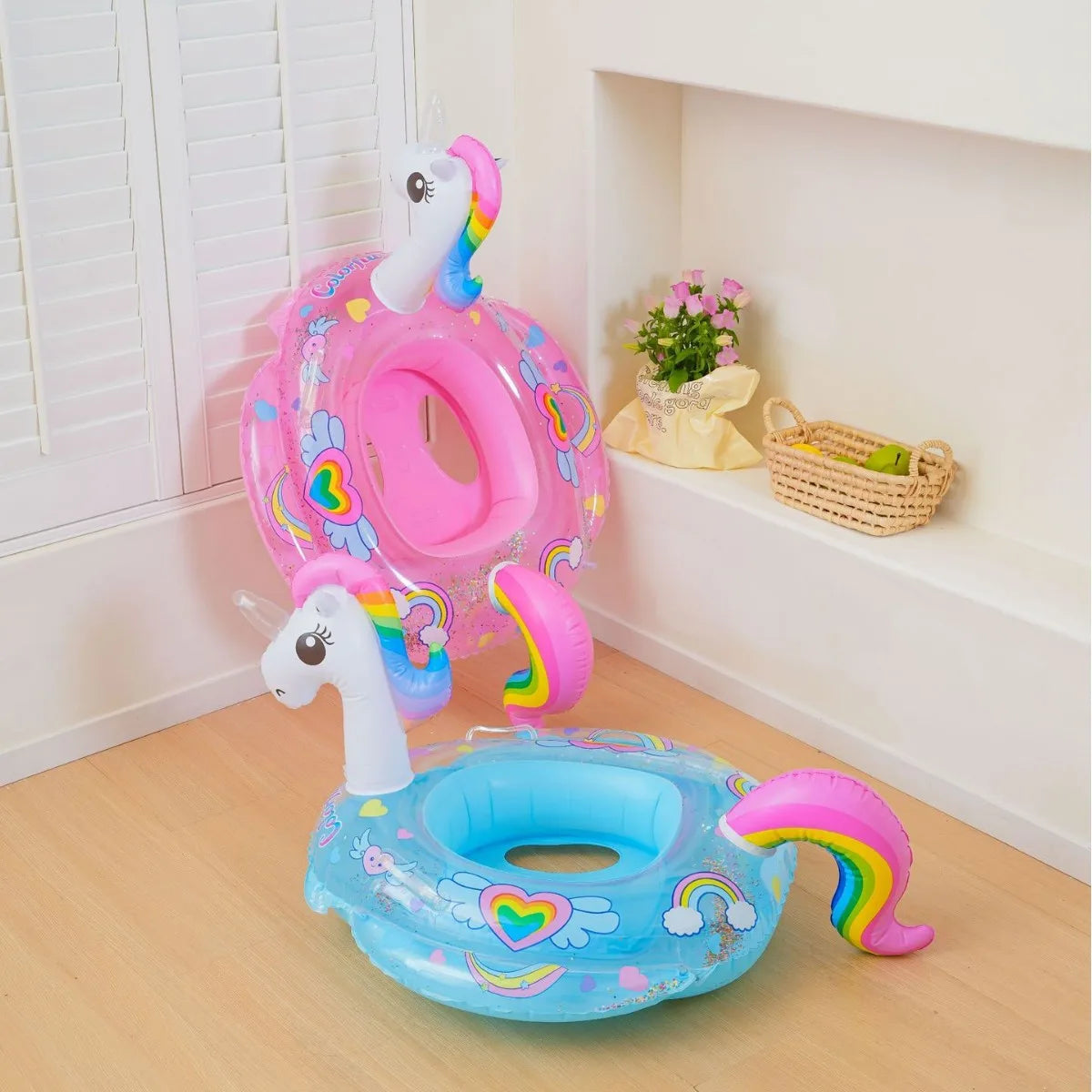 ROOXIN Adult Inflatable Swimming Ring - Pool Float Tube with Seat Design for Water Play and Beach Parties